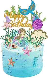 Momobear kit de décoration de gâteau sirène 7 pièces décorations de gâteau joyeux anniversaire pour garçons filles adultes fournitures de fête sirène. DIAYTAR COTE D'IVOIRE est une boutique en ligne généraliste qui répond aux besoins de la population ivoirienne. Avec plus de 300 000 références de produits, elle offre une solution pratique pour les personnes qui cherchent à acheter en ligne. La boutique propose des produits de qualité à des prix abordables, avec des promotions régulières pour les clients fidèles.