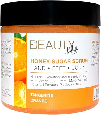 Baume de beauté gommage au miel, sucre, orange et mandarine | 550 grammes