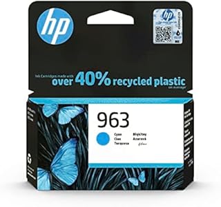 Cartouche d'encre cyan adaptée à l'imprimante latérale hewlett-packard oj pro 9010 hp963 700