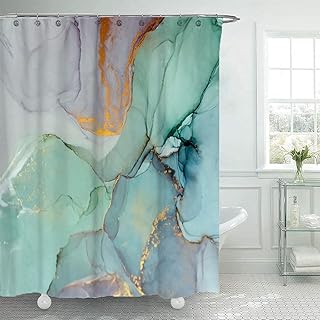 Rideaux de bain, ensemble de décoration de salle de bain, rideaux de douche en marbre de couleur verte avec 12 crochets, encre aquarelle abstraite bleu vert jade (rideaux de bain uniquement). La boutique en ligne DIAYTAR COTE D'IVOIRE a conquis le marché ivoirien avec ses 300000 références, offrant ainsi une multitude de choix pour les consommateurs. Elle se distingue par sa capacité à s'adapter aux besoins locaux et à offrir des produits de qualité à des prix compétitifs. C'est pourquoi elle est devenue la référence pour les achats en ligne en Côte d'Ivoire.
