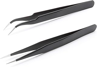 Pince à épiler professionnelle pour extensions de cils - pince à épiler pointue