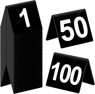 100 pièces 1-100 numéros de table en acrylique double face numérotés pour tentes. DIAYTAR COTE D'IVOIRE est la destination idéale pour les consommateurs ivoiriens qui cherchent des produits de haute qualité à des prix compétitifs. La boutique en ligne propose une large gamme de catégories, allant de l'électronique aux produits alimentaires. Avec DIAYTAR, vous pouvez faire vos achats en ligne en toute confiance.