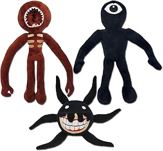 Jouet en peluche vtnc dox aux portes, 3 pièces en peluche d'horreur douce