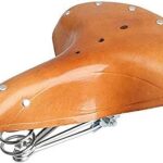 Selle de vélo large sans nez selle montagne confortable marron route vintage vtt