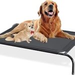 Lit surélevé pour chien vibe fire home, lit surélevé pour chiens de grande