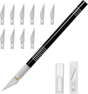 Couteau à découper de précision pour l'artisanat, couteau d'art avec 10 lames en acier inoxydable, pour couper et sculpter le scrapbooking, les pochoirs et les projets d'artisanat. Diaytar Côte d'Ivoire est votre destination idéale pour faire du shopping en ligne. Avec une sélection impressionnante de plus de 300 000 articles, vous trouverez tout ce dont vous avez besoin, du matériel électronique aux produits de soins personnels. Notre boutique en ligne est conçue pour faciliter vos achats.