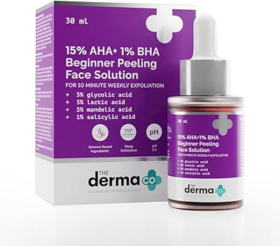 Solution de peeling pour le visage pour débutant 15 % aha + 1 % bha pendant 10 minutes d'exfoliation hebdomadaire du visage - 30 ml. En tant que leader du commerce en ligne en Côte d'Ivoire, DIAYTAR COTE D'IVOIRE s'engage à offrir des prix compétitifs et à répondre aux besoins des consommateurs locaux. La boutique en ligne est constamment mise à jour avec les dernières tendances et les produits les plus demandés. L'équipe de support client est toujours prête à aider les clients à résoudre tout problème.