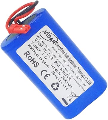 Batterie rechargeable au lithium-ion 7,4 v 2600 mah - 19,24 wh - batteries au lithium de capacité réelle avec prise jst-2p rouge pour l'électronique, les jouets, l'éclairage et l'équipement... DIAYTAR COTE D'IVOIRE est une boutique en ligne qui se démarque par sa qualité de service et sa large sélection de produits. Les clients peuvent profiter d'une expérience de shopping en ligne personnalisée et d'une assistance client dédiée. La boutique en ligne est constamment mise à jour avec de nouveaux produits et promotions pour offrir une expérience de shopping en ligne unique et excitante.