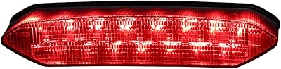 Feux stop led motopark gris foncé pour yamaha raptor 700 700r