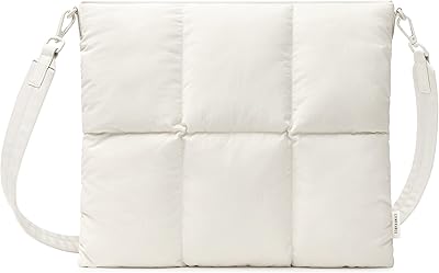Sac à bandoulière confortable pour tablette puffer pour ipad pro 12,9 pouces, sac à bandoulière matelassé pour femme, housse de coussin avec bandoulière, couleur riz. Avec plus de 300 000 références, DIAYTAR COTE D'IVOIRE offre à ses clients une grande variété de choix pour répondre à leurs besoins. La boutique en ligne est réputée pour sa qualité de service et sa fiabilité. Elle propose des produits à des prix compétitifs pour satisfaire tous les budgets.