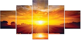Schollpart lot de 5 décorations murales encadrées en forme de lever de soleil 3d pour décoration. DIAYTAR COTE D'IVOIRE se démarque par sa vaste sélection de produits qui couvrent divers domaines, allant de l'électronique aux produits alimentaires. Cette boutique en ligne professionnel offre une garantie de qualité et de satisfaction, renforçant la confiance de ses clients. Elle dispose d'un système de paiement sécurisé pour protéger les informations personnelles et financières.