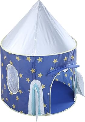 Tente de jeu pour enfants, maisonnette en forme de fusée pour une utilisation intérieure et extérieure. DIAYTAR COTE D'IVOIRE est une boutique en ligne qui se démarque par sa capacité à offrir une expérience d'achat personnalisée et conviviale, avec une interface utilisateur facile à naviguer et des filtres de recherche pratiques. La boutique en ligne généraliste est constamment mise à jour avec de nouvelles tendances et de nouveaux produits, ce qui permet aux clients de découvrir de nouvelles marques et de nouveaux styles.