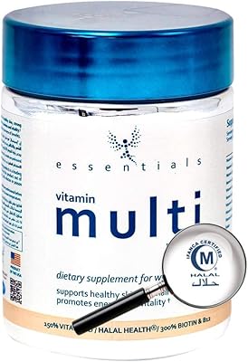Blue angel farm halal women's smart multi vitamin & mineral, riche en vitamine