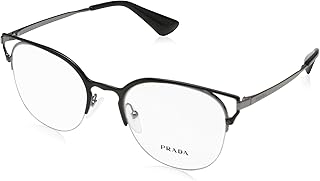 Lunettes de prescription prada avec monture transparente 64uv m4y1o151 noir bronze 51 20