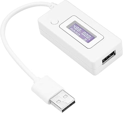 Testeur de tension yuegoo, détecteur de courant lcd hd, mini testeur de capacité