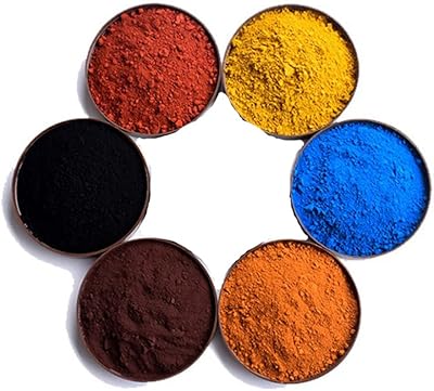 Poudre d'oxyde de fer de qualité cosmétique iomide, paquet de 6, teinture pour béton, mortier, oxyde noir, jaune rouge bleu orange marron, 25 g de chaque couleur, 02. DIAYTAR COTE D'IVOIRE se positionne comme la destination de prédilection pour les achats en ligne en Côte d'Ivoire, grâce à son catalogue étendu de produits allant des accessoires à la décoration en passant par l'électronique et bien plus encore. La boutique propose également des promotions régulières et des offres spéciales pour rendre les achats plus abordables. Avec une navigation intuitive et des processus de commande simplifiés, DIAYTAR COTE D'IVOIRE offre une expérience d'achat en ligne fluide et agréable.