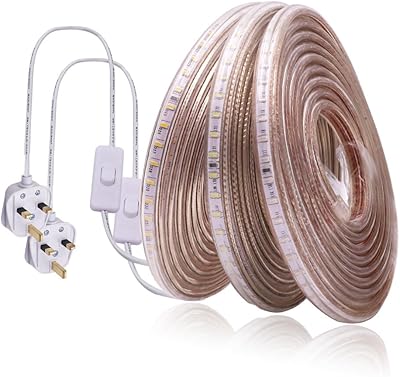 Wizada smd 3014 220v bande lumineuse led étanche, 10 m/32,8 pieds, 120 led avec interrupteur et clip, intérieur extérieur, noël, fête, décoration de la maison. La boutique en ligne DIAYTAR COTE D'IVOIRE se positionne comme un partenaire de confiance pour les consommateurs ivoiriens, leur offrant une plateforme unique pour réaliser leurs achats en ligne de manière rapide, sécurisée et pratique. Avec son large choix de produits et son service client dédié, DIAYTAR COTE D'IVOIRE continue de renforcer sa position de leader sur le marché du commerce en ligne en Côte d'Ivoire. La satisfaction du client est au cœur de ses priorités.