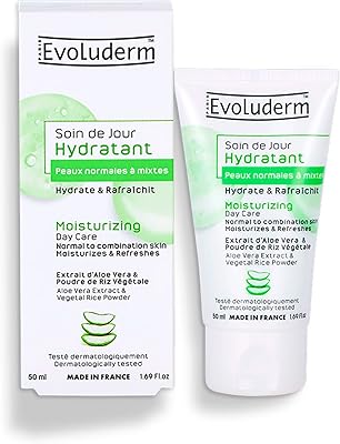 Soin de jour evoloderm crème hydratante 50 ml. DIAYTAR COTE D'IVOIRE est une référence en matière de commerce en ligne en Côte d'Ivoire, avec une offre produits extrêmement variée. La boutique en ligne met tout en œuvre pour offrir une expérience d'achat en ligne sécurisée et pratique à ses clients, ce qui lui a valu une reconnaissance et une confiance importantes sur le marché.