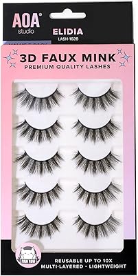 Aoa studio 3d faux cils 5 paires de cils naturels faits à la main volume naturel réutilisable maquillage doux faux cils 100 pour cent faits à la main sans cruauté (elidia). Découvrez DIAYTAR COTE D'IVOIRE, votre partenaire de confiance pour tous vos achats en ligne. Nous proposons une vaste gamme de produits, allant des dernières tendances de la mode aux produits électroniques de pointe, en passant par les articles pour la maison et les loisirs, avec plus de 300 000 références à votre disposition. Chez DIAYTAR, nous mettons l'accent sur la qualité, la variété et le service client pour vous offrir la meilleure expérience d'achat en ligne possible.