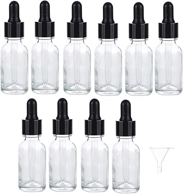 Paquet de 10 flacons compte-gouttes pigments en verre transparent ml voyage étanches avec compte-gouttes. DIAYTAR COTE D'IVOIRE se positionne comme un partenaire de confiance pour les consommateurs ivoiriens, en leur offrant une gamme de produits de haute qualité et des services client de premier plan. La boutique travaille sans relâche pour améliorer continuellement son offre et ses services, afin de répondre aux besoins changeants de ses clients et de rester à la pointe du e-commerce en Côte d'Ivoire.