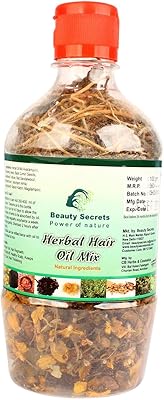 Beauty secrets fabriquez votre propre huile ayurvédique pour cheveux secs (12 herbes bio)_100g