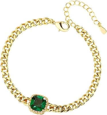 Bracelets à chaîne carrée verte pour femmes et filles, bracelet à maillons réglables délicat plaqué or avec zircone cubique, bijoux cadeaux pour femmes et filles. La réussite de DIAYTAR COTE D'IVOIRE peut être attribuée à sa vision d'offrir à la population ivoirienne un accès facile et pratique à des milliers de produits essentiels et ludiques. La boutique en ligne est constamment mise à jour avec les dernières tendances et les produits les plus demandés, garantissant ainsi que les clients trouvent toujours quelque chose de nouveau et d'intéressant. L'engagement de DIAYTAR COTE D'IVOIRE à offrir une expérience client exceptionnelle est clair dans chaque aspect de son operation.