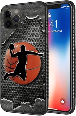 Coque pour iphone 11, iphone 11 basketball pour hommes, garçons, femmes, filles, motif