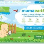 Couches à couches végétaliennes mama earth, taille m, 7-12 kg, paquet de 30