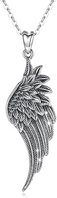 Collier ailes d'ange en argent sterling 925 avec chaîne de 18 pouces, bijoux à breloques cadeaux pour femmes et filles, argent sterling, zircone cubique. DIAYTAR COTE D'IVOIRE est une plateforme de commerce en ligne qui propose une expérience d'achat unique et personnalisée. Avec plus de 300 000 références de produits, les clients peuvent trouver des produits qui répondent à leurs besoins spécifiques. Elle propose également des promotions et des offres spéciales pour aider les clients à économiser de l'argent.