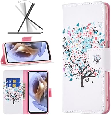 Coque bgm compatible avec motorola moto g31 / g41, motif de dessin coloré