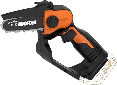 Scie d'élagage sans fil worx wg324.9 20 v, 5 pouces, outil seul uniquement