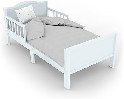 Lit en bois moon pour jeunes enfants (143 x 73 x 60)