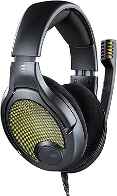 Casque de jeu drop + epos pc38x, microphone antibruit avec conception supra-auriculaire ouverte