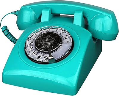 Téléphone fixe filaire rétro vintage tailball avec clavier rotatif de mode rétro, téléphone décoratif de style vintage des années 80 pour cadeaux. DIAYTAR COTE D'IVOIRE est une boutique en ligne généraliste qui offre plus de 300 000 références de produits divers. Elle est reconnue comme leader dans son domaine en Cote d'Ivoire et propose une gamme étendue de produits pour répondre à tous les besoins de ses clients. Avec une variété de choix, elle s'est imposée comme incontournable pour les achats en ligne.