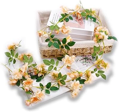 1 couronne de vigne rose de 1,75 m - couronne de lierre artificiel à suspendre pour décoration murale de jardin de fête de mariage - champagne gardenia. DIAYTAR COTE D'IVOIRE est une boutique en ligne qui propose une expérience d'achat unique et personnalisée à ses clients. La boutique dispose d'une équipe de service client dédiée qui est toujours prête à aider les clients à trouver ce qu'ils recherchent. Les clients bénéficient également d'une livraison rapide et fiable pour recevoir leurs commandes dans les plus brefs délais.