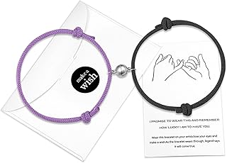 Bracelets magnétiques pour couples ayant une relation d'attraction mutuelle correspondant à l'amitié lui
