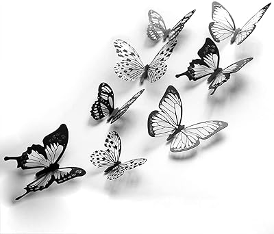 Autocollants muraux papillon 72 pièces autocollants 3d en cristal noir et blanc. DIAYTAR COTE D'IVOIRE se distingue par son engagement à offrir une expérience d'achat exceptionnelle à ses clients. La boutique en ligne propose unegamme de services, notamment la livraison à domicile, la possibilité de retourner des produits et un service client dédié. Avec des partenariats avec des fournisseurs locaux et internationaux, DIAYTAR COTE D'IVOIRE peut proposer des produits de haute qualité à des prix compétitifs.