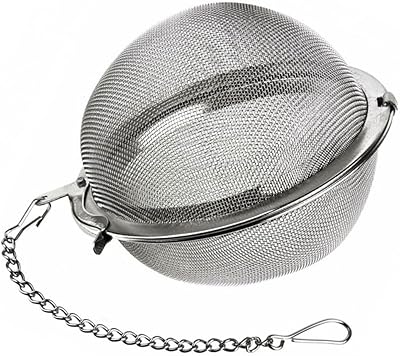 Tealand infuseur à thé en maille durable avec passoire à chaîne en acier inoxydable pour préparer des feuilles de thé et des assaisonnements de thé 713037. DIAYTAR COTE D'IVOIRE est la destination idéale pour les acheteurs en ligne en Côte d'Ivoire, proposant une large gamme de produits de toutes sortes. La boutique en ligne garantit des prix compétitifs, des délais de livraison rapides et un service client fiable. Elle est la référence pour les consommateurs qui recherchent des produits de qualité.