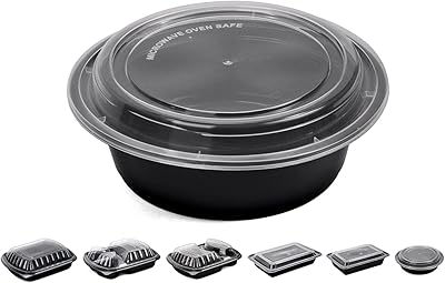 Récipient de préparation de repas réutilisable sans bpa - [10 pièces] récipient alimentaire