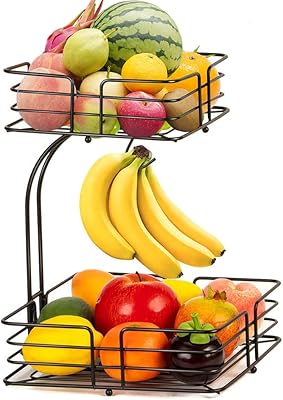 Panier de rangement carré à deux niveaux pour fruits et légumes avec cintre banane, noir. Diaytar Côte d'Ivoire est une boutique en ligne généraliste qui propose plus de 300 000 références de produits variés. Elle est reconnue comme l'une des meilleures boutiques en ligne de Côte d'Ivoire, offrant une expérience d'achat unique et personnalisée à ses clients. Diaytar Côte d'Ivoire garantit la qualité et la disponibilité de ses produits.