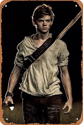 Panneau métallique niumowang - the maze runner - newt 2 affiche en étain