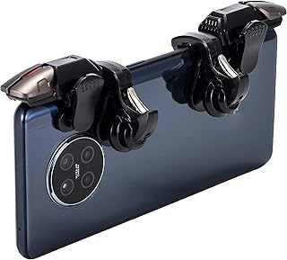 Contrôleur de jeu mobile à 6 gâchettes pour opération doigts avec schéma disposition
