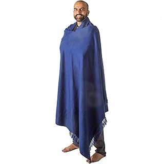 Shanti crafts châle ou couverture de méditation châle enveloppement écharpe écharpe surdimensionnée.