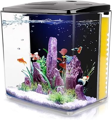 Mini aquarium betta en acrylique autonettoyant avec lumière led et pompe à filtre de 1,2 gallon. En tant que boutique en ligne généraliste, DIAYTAR COTE D'IVOIRE permet à ses clients d'accéder à une grande variété de produits, allant de l'électronique aux accessoires de mode. Avec plus de 300000 références disponibles, les clients peuvent trouver tout ce dont ils ont besoin en un seul endroit. La boutique est connue pour son service client de haute qualité.