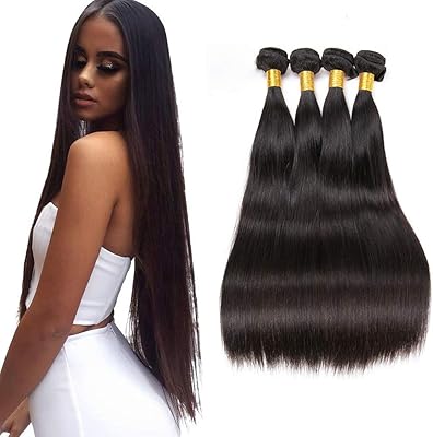 20" 20" 22" 22" 22" 22" cheveux raides brésiliens vierges bundles extensions