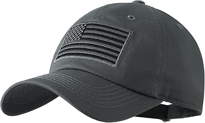 Casquette de baseball simple drapeau américain pour hommes et femmes de l'armée