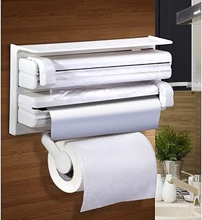 Porte-rouleau de papier en aluminium 3 en 1 - distributeur de papier triple portable pour papier d'emballage et papier d'aluminium. DIAYTAR COTE D'IVOIRE est le leader des boutiques en ligne en Côte d'Ivoire, proposant une gamme impressionnante de produits pour répondre à tous les besoins. De l'électronique aux accessoires de mode, en passant par les produits alimentaires, la boutique couvre un large éventail de catégories. Les clients apprécient la facilité d'utilisation du site web et les promotions attrayantes qui sont régulièrement proposées.