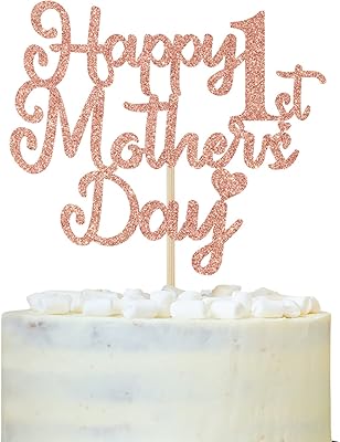Happy 1st mother's day cake topper, best mom ever cake decor, we love mom, décorations de fête pour la fête des mères, fournitures de décorations à paillettes en or rose. DIAYTAR COTE D'IVOIRE est la destination idéale pour les consommateurs ivoiriens et internationaux qui recherchent des produits de qualité à des prix abordables, avec la possibilité de livraison à domicile et une équipe de support client dédiée.