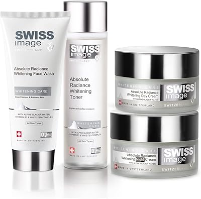 Routine de soins éclaircissants pour la peau swiss image matin/après-midi - nettoyant pour le visage 200 ml, tonique pour le visage 200 ml, crème de jour 50 ml et crème de nuit 50 ml avec niacinamide pour tous les types de peau. DIAYTAR COTE D'IVOIRE, la référence du commerce en ligne en Côte d'Ivoire, propose une gamme variée de produits pour répondre aux besoins quotidiens de ses clients. De l'électronique aux produits d'entretien, en passant par les jouets et les livres, la boutique en ligne généraliste offre une sélection incroyable de produits à des prix attractifs. C'est l'endroit idéal pour faire ses courses en ligne.