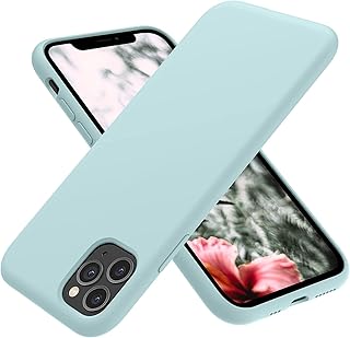 Coque de luxe en silicone liquide souple fixfam pour iphone 11 pro, coque